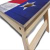 Tournament Grade Tailgating Pros Regulation Cornhole Boards Flag Set - Includes 8 Bean Bags, Carrying Cases, and 4'x2' Corn Hole Toss Game w/Ring Light view 3