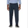 Amazon Essentials Men's Classic-Fit Expandable-Waist Pleated Dress Pant, Navy, 36W x 29L view 1