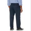 Amazon Essentials Men's Classic-Fit Expandable-Waist Pleated Dress Pant, Navy, 36W x 29L view 2