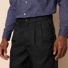 Amazon Essentials Men's Classic-Fit Expandable-Waist Pleated Dress Pant, Black, 33W x 29L view 4