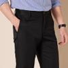 Amazon Essentials Men's Slim-Fit Flat-Front Dress Pant, Black, 31W x 32L view 4