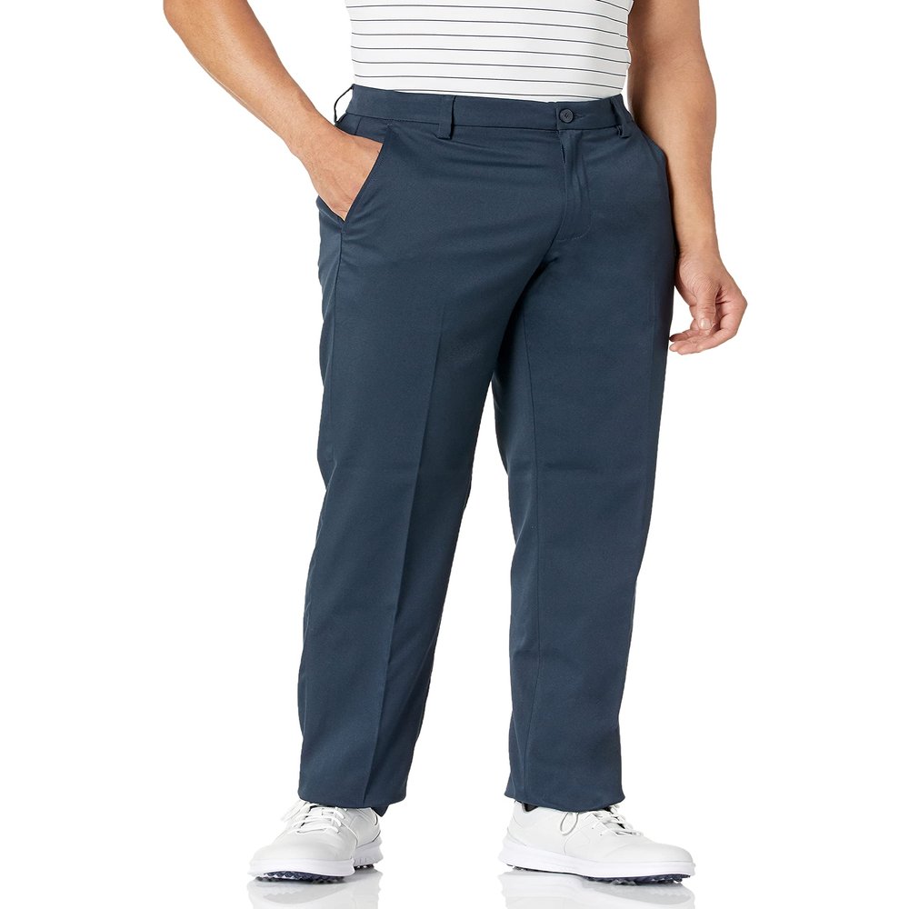 Amazon Essentials Men's Straight-Fit All-Day Stretch Golf Pant, Navy, 40W x 28L