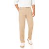 Amazon Essentials Men's Classic-Fit Expandable-Waist Flat-Front Dress Pant, Khaki Brown, 38W x 32L view 1