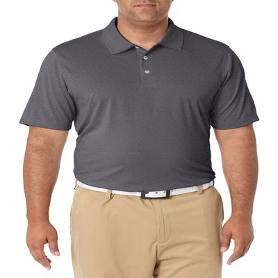 Amazon Essentials Men's Golf Polo Shirt, Moisture-Wicking Quick Dry, Short Sleeve, Dark Grey Heather, X-Large