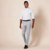 Amazon Essentials Men's Slim-Fit Flat-Front Dress Pant, Light Grey, 36W x 28L view 4