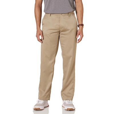 Amazon Essentials Men's Classic-Fit Stretch Golf Pant (Available in Big & Tall), Khaki Brown, 42W x 29L