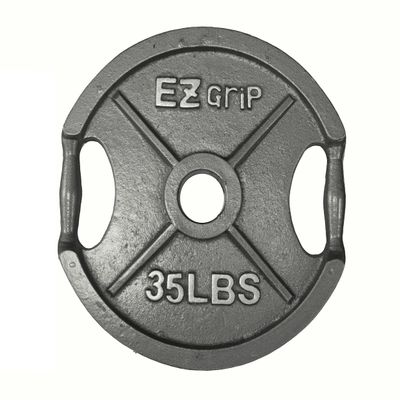 Ader 2" Olympic Grip Weight Plate- 35LB, Gray