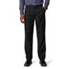 Amazon Essentials Men's Classic-Fit Expandable-Waist Pleated Dress Pant, Black, 38W x 30L view 1