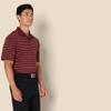 Amazon Essentials Men's Golf Polo Shirt, Moisture-Wicking Quick Dry, Short Sleeve, Dark Burgundy, Small view 3
