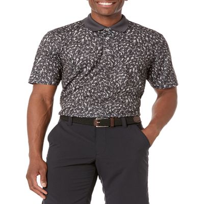 Amazon Essentials Men's Golf Polo Shirt, Moisture-Wicking Quick Dry, Short Sleeve, Grey Paint, Medium