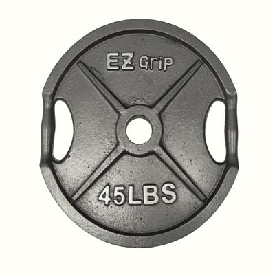 Ader 2" Olympic Grip Weight Plate- 45LB, Gray