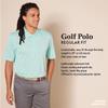 Amazon Essentials Men's Golf Polo Shirt, Moisture-Wicking Quick Dry, Short Sleeve, Anthracite Polo Stripe, Small view 2