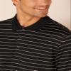 Amazon Essentials Men's Golf Polo Shirt, Moisture-Wicking Quick Dry, Short Sleeve, Anthracite Polo Stripe, Small view 4