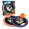 NERF Trampoline Paddle Ball and Flying Disc Set, Indoor Outdoor Game for Two view 1