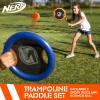 NERF Trampoline Paddle Ball and Flying Disc Set, Indoor Outdoor Game for Two view 2