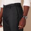 Amazon Essentials Men's Classic-Fit Expandable-Waist Flat-Front Dress Pant, Black, 29W x 34L view 4