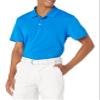 Amazon Essentials Men's Golf Polo Shirt, Short Sleeve, Slim-Fit, Quick-Dry, Metallic Blue, Small view 1