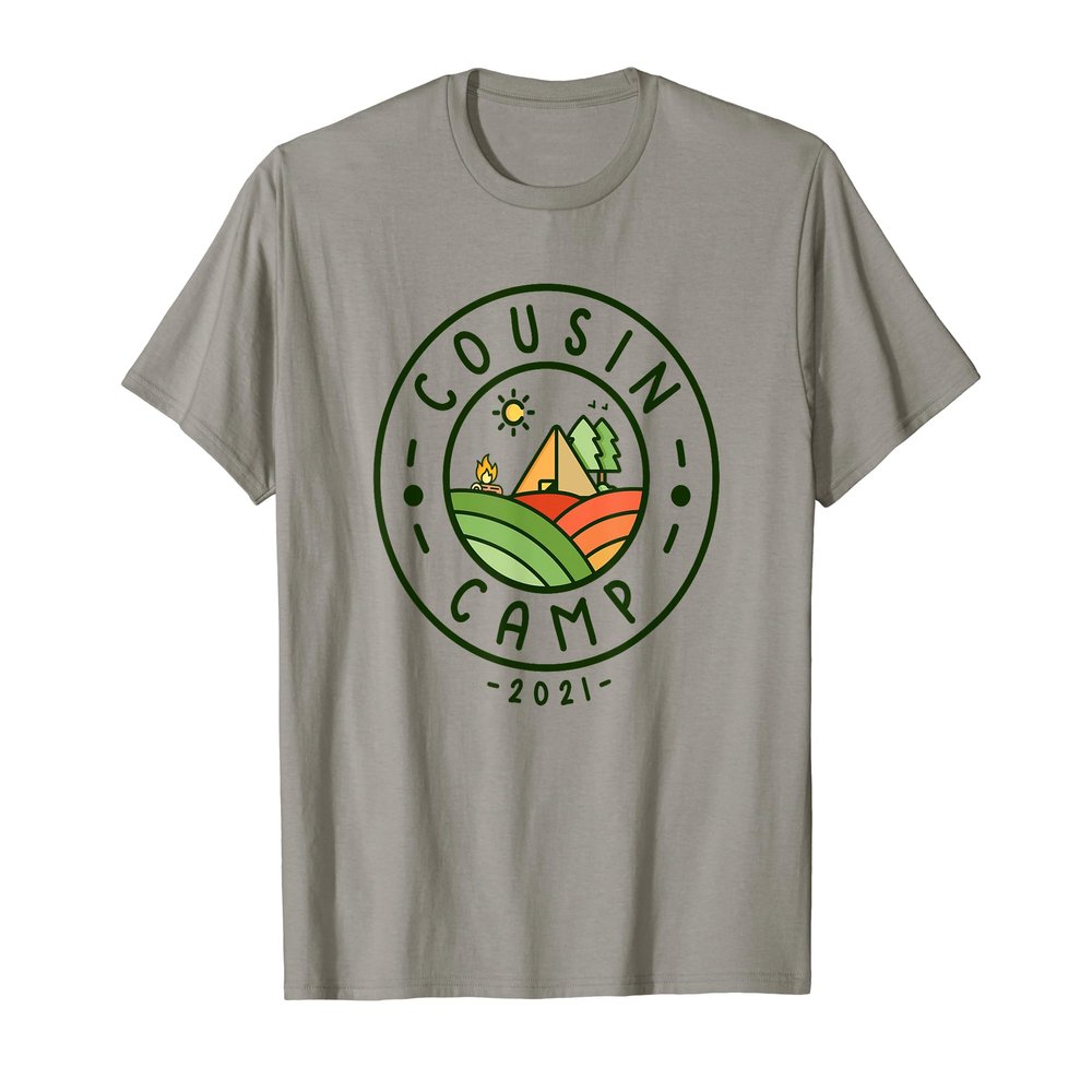 Cousin Camp 2021 Camping Tee Tribe Summer Vacation T-Shirt