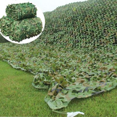 LGLFDJ Camo Netting with Mesh Backing, Woodland Jungle Camouflage Netting Cover for Excellent for a One-Person Ground Blind Outdoor Camping Military Hunting Party Decoration Sunshade Camo