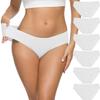 Altheanray Womens Seamless Underwear No Show Panties Soft Stretch Bikini Underwears 6 Pack(AWB3081L-color15) view 1