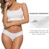 Altheanray Womens Seamless Underwear No Show Panties Soft Stretch Bikini Underwears 6 Pack(AWB3081L-color15) view 2