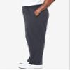 KingSize Men's Big & Tall Lightweight Jersey Open-Bottom Sweatpants - 2XL, Carbon view 4