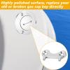 2 Pack Boat Gas Cap Key Stainless Steel Boat Gas Key Boat Fuel Cap Key Boat Gas Tank Key Marine Gas Cap Key Deck Filler Key Deck Fill Plate Key Spare Key Replacement for Boat Yacht, Silver view 4