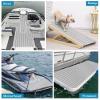 KXKZREN Boat Flooring EVA Foam Decking Sheet Faux Teak Marine Mat Non-Slip Boat Carpet Self-Adhesive Flooring for Jon Boats Motorboat RV Yacht Kayak Swim Platform 35.4 x 94.5 inch,23.25 sq.ft view 3