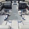 KXKZREN Boat Flooring EVA Foam Decking Sheet Faux Teak Marine Mat Non-Slip Boat Carpet Self-Adhesive Flooring for Jon Boats Motorboat RV Yacht Kayak Swim Platform 35.4 x 94.5 inch,23.25 sq.ft view 3
