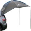 SHINsuke Car Tailgate Tent Awning Pickup Truck Camping Sun Shelter Waterproof Rainfly SUV Minivan Canopy Hatchback Camper Trailer Rooftop (Gray) view 1