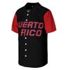 #21 Puerto Rico Classic Mens Baseball Jersey Stitched Black Size S view 2
