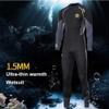 1.5Mm Neoprene Wetsuits, One-Piece Diving Suit for Men, Full Body Surf Suit for Diving Snorkeling Swimming Canoeing,XXL view 2