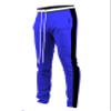 SCREENSHOT Men's Athletic Fitness Slim Fit Workout Track Pants BASIC S41700-Royal/Black-Small view 1
