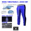SCREENSHOT Men's Athletic Fitness Slim Fit Workout Track Pants BASIC S41700-Royal/Black-Small view 2