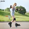 Womens Roller Skates Classic High-top Roller Skates Four-Wheel Roller Skates Shiny Camouflage Roller Skates for Adult Youth Boys Girls Outdoor with Shoes Bag (Black camo Flash,40-US:8.5) view 4