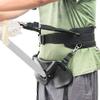 Chestnut-YX Fishing Fighting Belt Tackle Boat Fishing Rod Holder Fishing Belly Top (Black) view 1