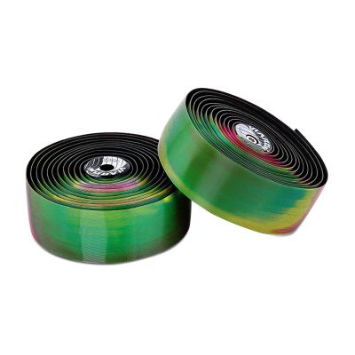 Road Bike Handlebars Tape, 5D gradual change colors bicycle handle bar tapes PU Sweatproof Antiskid for Fixed Gear Road Bike Parts (change colors)