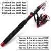 1.8M-3.0M Carbon Telescopic Fishing Rod Portable Rotating Fishing Rod and Reel Fishing Line Combination Rod Trout Rod Travel Sea Rod ZYHYD (Length : 3.0Mrod and 4000Reel) view 2