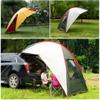 Tailgate Tent for Car Shade Awning Tent Auto Canopy Roof Top Sun Protection Waterproof for SUV MPV Hatchback Minivan Camping Picnic (Wine) view 3