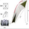 Tailgate Tent for Car Shade Awning Tent Auto Canopy Roof Top Sun Protection Waterproof for SUV MPV Hatchback Minivan Camping Picnic (Wine) view 4
