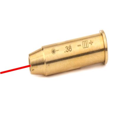 Premium Build, RED Laser .38 Special and .38/.357 Mag Bore Sight Boresighter Laser Boresight (New Version)