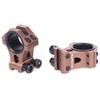 WestHunter Optics Dovetail Scope Rings, 1 Inch 30 mm Tactical Precision Scope Mount | 36 mm Center Height, Brown view 1
