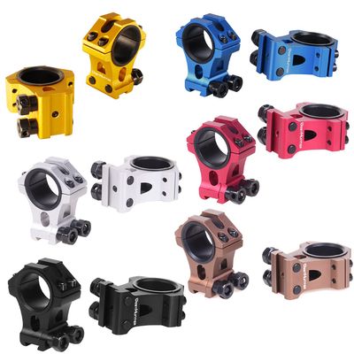 WestHunter Optics Dovetail Scope Rings, 1 Inch 30 mm Tactical Precision Scope Mount | 36 mm Center Height, 6 Sets