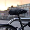 Qoyapow 2PCS Bike Seat Cover Waterproof Cycling Rain Cover with Elastic Band Rainproof Dust-Proof and Sun-Proof Bicycle Seat Cover view 3
