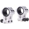 WestHunter Optics Dovetail Scope Rings, 1 Inch 30 mm Tactical Precision Scope Mount | 36 mm Center Height, Silver view 2