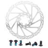Bike Brake Rotors, 120mm 140mm 180mm 203mm Stainless Steel Bicycle Brake Pads Bike Disc Brake Rotor with 6 Bolts for Mountain Bike Road Bike BMX MTB180mm view 1