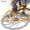 Bike Brake Rotors, 120mm 140mm 180mm 203mm Stainless Steel Bicycle Brake Pads Bike Disc Brake Rotor with 6 Bolts for Mountain Bike Road Bike BMX MTB180mm view 2