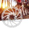 Bike Brake Rotors, 120mm 140mm 180mm 203mm Stainless Steel Bicycle Brake Pads Bike Disc Brake Rotor with 6 Bolts for Mountain Bike Road Bike BMX MTB180mm view 3