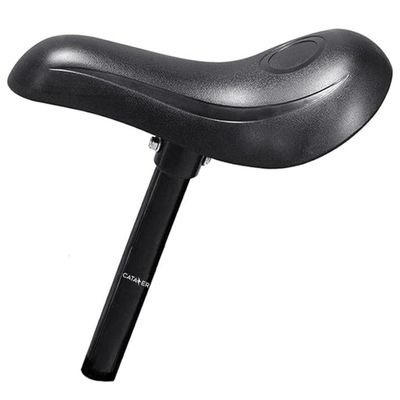 CATAZER Replacement Bike Seat for Kids Balance Bike Saddle Attached with 22.2mm Diameter 190mm Length Seatpost (Black)