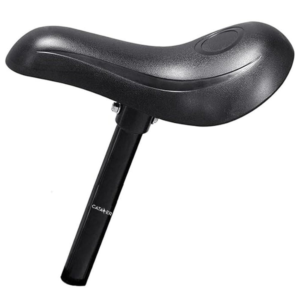 CATAZER Replacement Bike Seat for Kids Balance Bike Saddle Attached with 22.2mm Diameter 190mm Length Seatpost (Black)